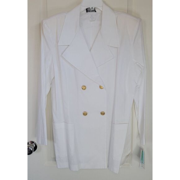 Vintage Deadstock AB Sport Blazer White with Gold Hardware - Picture 1 of 3